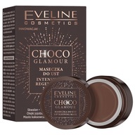 Eveline Choco Glamour Intenzívne regeneračná maska ​​na pery na noc 12 ml