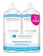 Sada 2x Dermedic Hydrain3 Hialuro H2O micelárny fluid 500ml