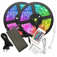 SET RGB LED pás SOLID 10m 300D 5050 BIELY