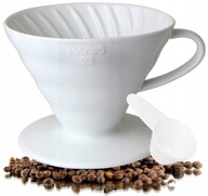 HARIO V60-02 PLASTOVÁ OKAPKA BIELA ​​VD-02W