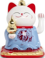 Solárna figúrka Japonská šťastná mačka Maneki Neko