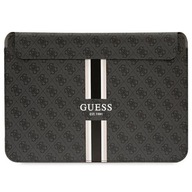 Guess 4G Printed Stripes puzdro na 16" notebook - čierne