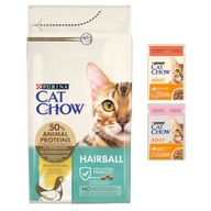 Purina CAT CHOW Hairball kura 1,5 kg + ZADARMO