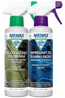 Nikwax Fabric & Leather Set sprej + čistiaci gél 2 x 300 ml