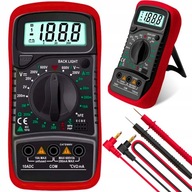 MULTIMETER DIGITÁLNY ELEKTRICKÝ LCD MERAČ PRÚDU