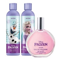 Detská sada Avon Frozen [Parfém + šampón + gél]