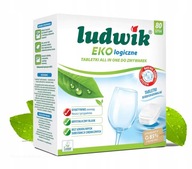 LUDWIK EKOLOGICKÉ TABLETY UMÝVAČKY RIADU VŠETKO V JEDNOM SYSTÉME SÓDY NA JEDNOTKU 80KS