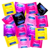 PASANTE MIX CONDOMS SET 50 KS tenká klasika s výstupkami