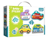 Puzzle Baby Transport vozidlá 4v1 Trefl 1+