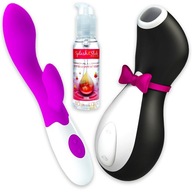 PENGUIN VIBRATOR CLITORIS MASÁŽNY GÉL PENGUIN