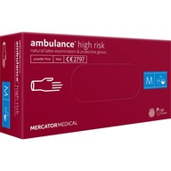 MERCATOR Ambulance High Risk M latexové rukavice