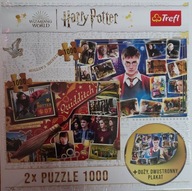 HARRY POTTER 2 X PUZZLE 1000 KS + PLAGÁT KÚZELNÍKA