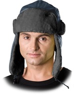 REIS Zateplená čiapka ushanka, univerzálna veľkosť, šedá - 1 ks