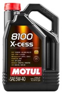 MOTUL OLEJ 5W40 4L 8100 X-CESS / A3/B4 / 502,00 505,00 / 229,5 226,5 / A40