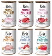 BRIT MONO PROTEÍNOVÁ ZMES CHUTÍ 6 x 400 g