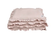 Ľanové obliečky s výplňou Dusty Pink 100x135