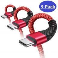 AINOPE Set USB-C káble 3 ks 0,5 + 1,2 + 2 m