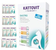 Kattovit Feline Diet Gastro Mix príchutí 12 x 85g