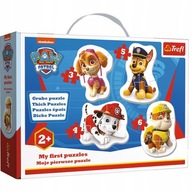 TREFL Moje prvé puzzle Paw Patrol Trefl Baby 4 PUZZZLE V KRABIČKE