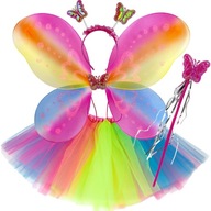 FAREBNÝ BOTTERFLY BOTTERFLY outfit FAIRY wings TUTU