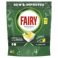 Všetko v jednom Yellow Fairy Original kapsule do umývačky riadu 60 ks.