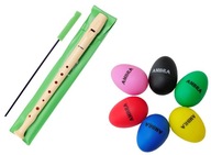 HOHNER SOPRANOVÁ RECORDER 95083 + 3x MARACAS