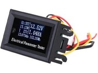 Panelový merač elektrických parametrov. OLED 10A/100V