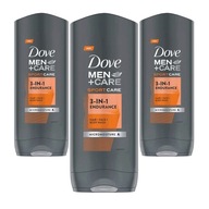 Dove Men Sport Care sprchový gél 400 ml x 3