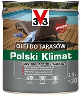 V33 OLEJ NA TERASY 2,5L BEZFAREBNÝ 3V3