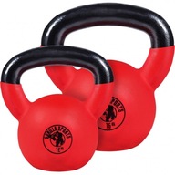 SET 2 ks kettlebell, pogumovaná liatina, 12 + 16 kg