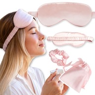 Maska na spanie Scrunchie Blindfold Pink