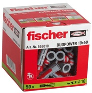 Špendlíky FISCHER DUOPOWER, špendlík na tričko, 10x50, 50 ks