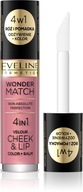 Eveline Wonder Match Blush and Liquid Lipstick 4v1 č