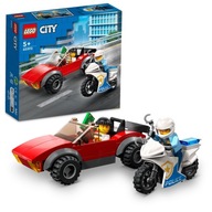 LEGO CITY 60392 POLICAJNÉ PRENASLEDOVANIE NA MOTOCYKLE