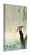 Obraz Kingfisher Ohara Koson na plátne 30x60 cm