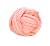 Vlna česaná MERINO 22-24mic SVETLO RUŽOVÁ 500g