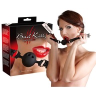 BDSM BLACK SILIKÓNOVÁ GUĽA GAG BAD MITTY 3,5CM