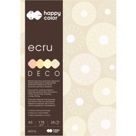 Blok DECO ECRU HAPPY COLOR A5 20 listov 4col. HA 3717