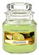 Sviečka Yankee Candle s limetkou a koriandrom malá sviečka 104