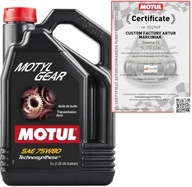 MOTUL MOTYLGEAR 75w80 5l Citroen Peugeot Renault