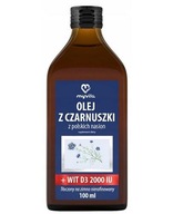 MyVita Olej z čiernej rasce + vitamín D3 2000 IU 100 ml