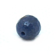 modrá zafír fazetovaná gulička cca 6,8 mm