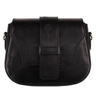 ČIERNA KOŽENÁ CROSSBODY TALIANSKÁ KOŽENÁ TAŠKA