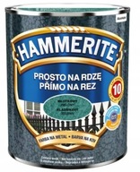 Hammerite farba na hrdzu Hammer green 2,5L