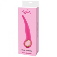 Toyz4Lovers Anal Slim Grip vibrátor, ružový, 18 cm