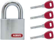 ABUS OCELOVÝ visiaci zámok 858/50 8MM ODOLNÝ 4 KĽÚČE