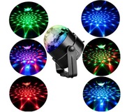 Disco LED guľa + RGB diaľkové ovládanie svetiel pre karnevalový projektor lasers disco