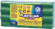 PLASTICIN NA MODELOVANIE ZELENÝ PLASTICIN 1KG