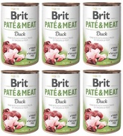 Brit Pate&Meat s kačacou 6x400g