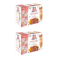 Brit CARE CAT FG FLAVOUR BOX POUH 24X85g